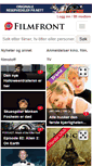 Mobile Screenshot of filmfront.no